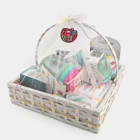 11 PCS CUDDLES SET BABY GIFT BASKET