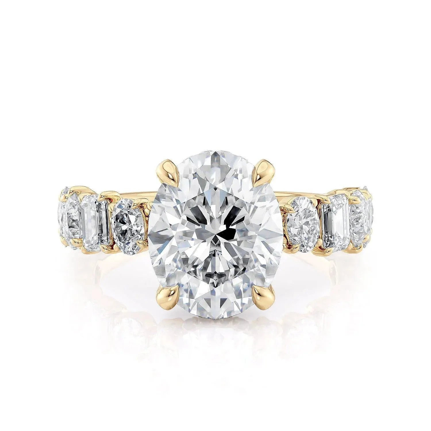 1.26ctw Mixed Cut Diamond Engagement Ring