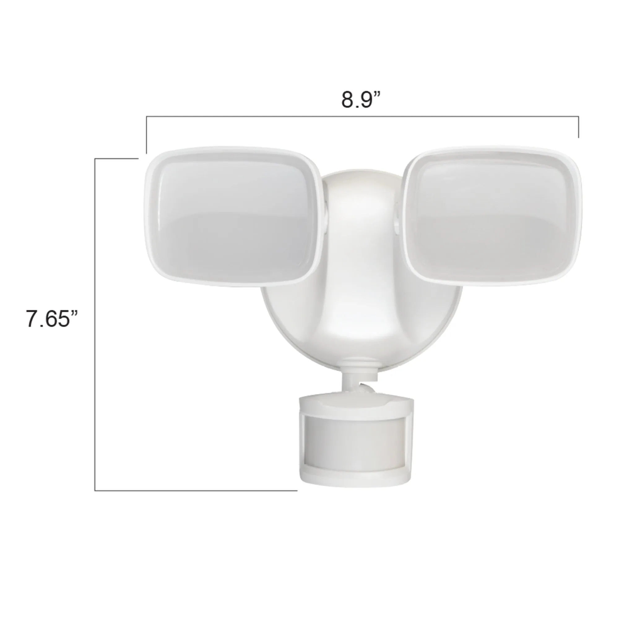 28W White Outdoor Motion Sensor LED Flood Light