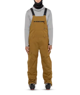 686 Hot Lap Insulated Bib Snowboard Pants Breen 2024