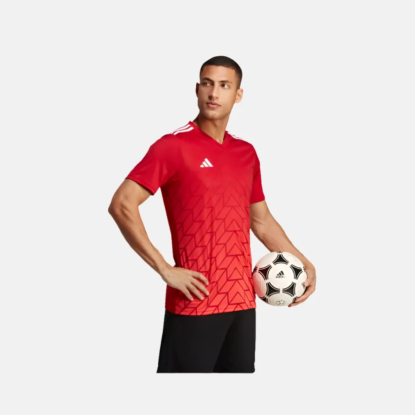 Adidas Team Icon 23 Men's Football Training Jersey -Team Power Red 2