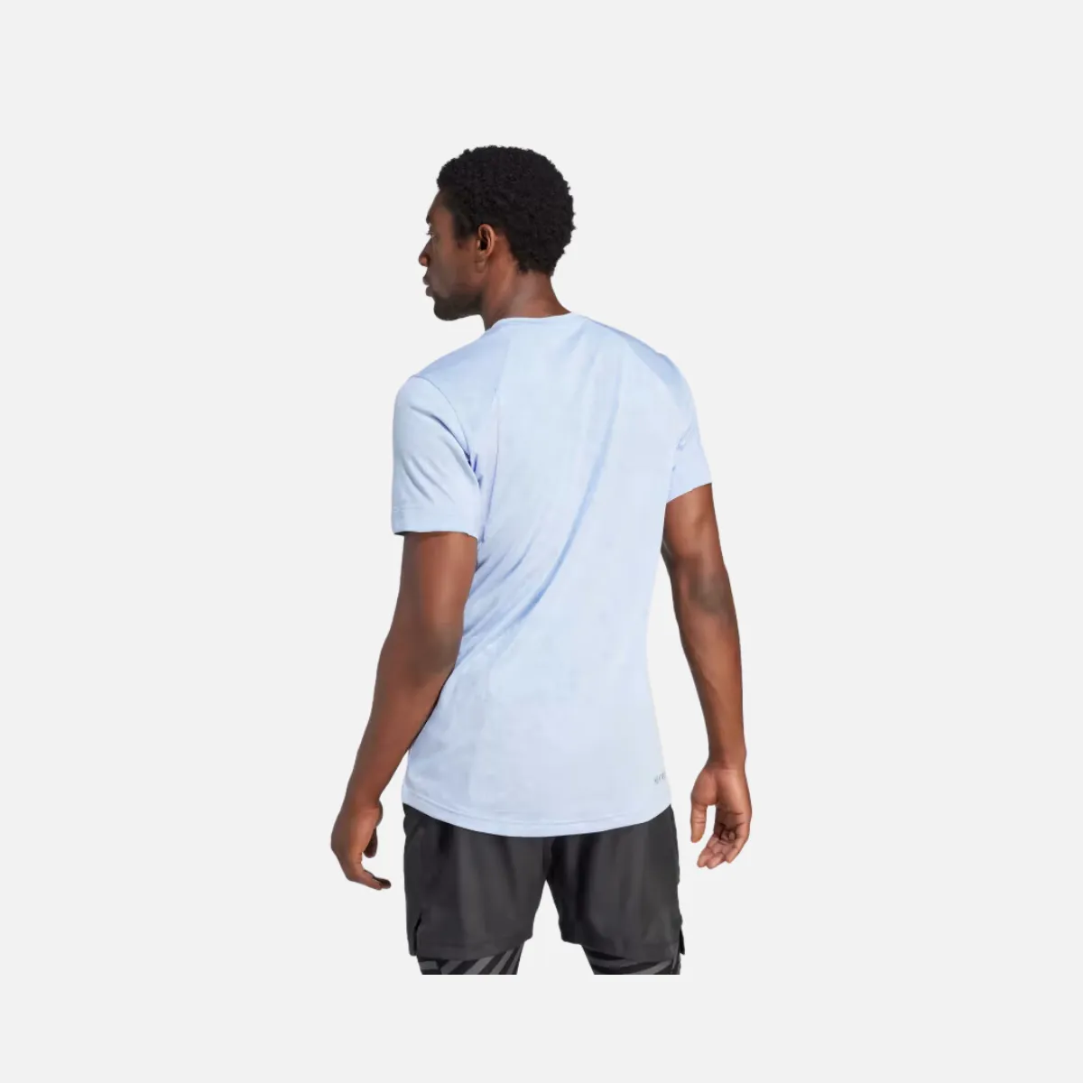 Adidas Tennis Freelift Men's T-shirt -Blue Dawn