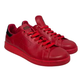 adidas/RAF SIMONS/Low-Sneakers/US 6/Leather/RED/STAN SMITH