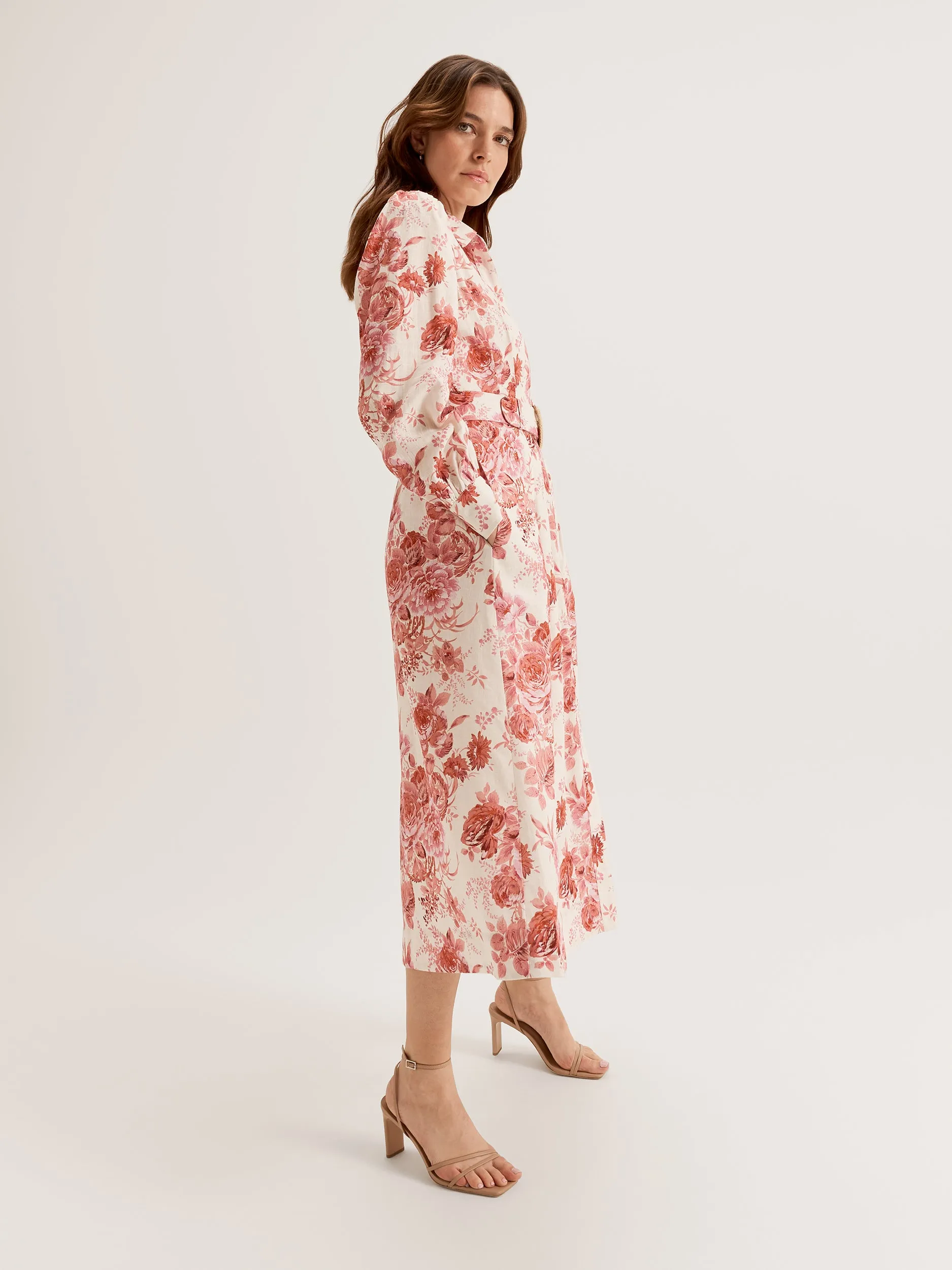 Amalfi Bloom Shirtdress