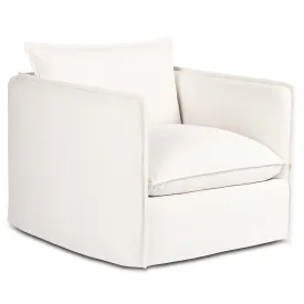 Andre Outdoor Swivel Chair, Alessi Linen