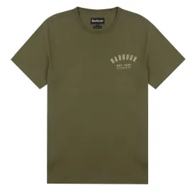 Barbour Preppy Tee Burnt Olive