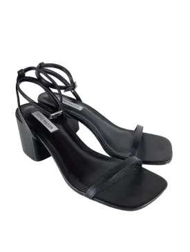 Black Sandals Heels Block Steve Madden, Size 11