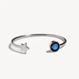 Blue Moon Crépuscule Cuff in Stainless Steel