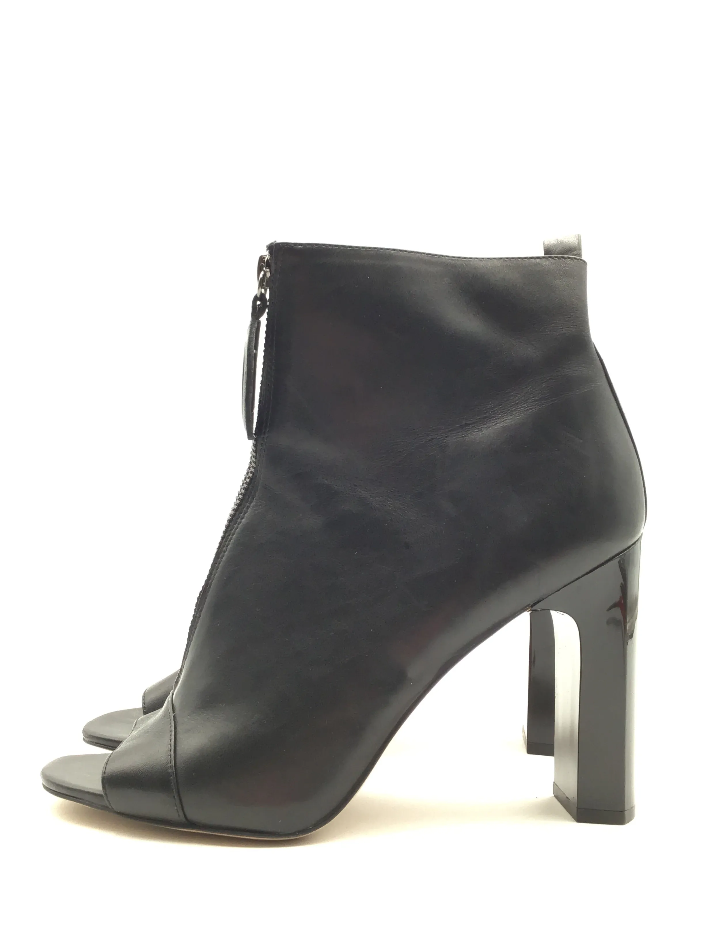 Boots Ankle Heels By Calvin Klein In Black, Size: 9.5