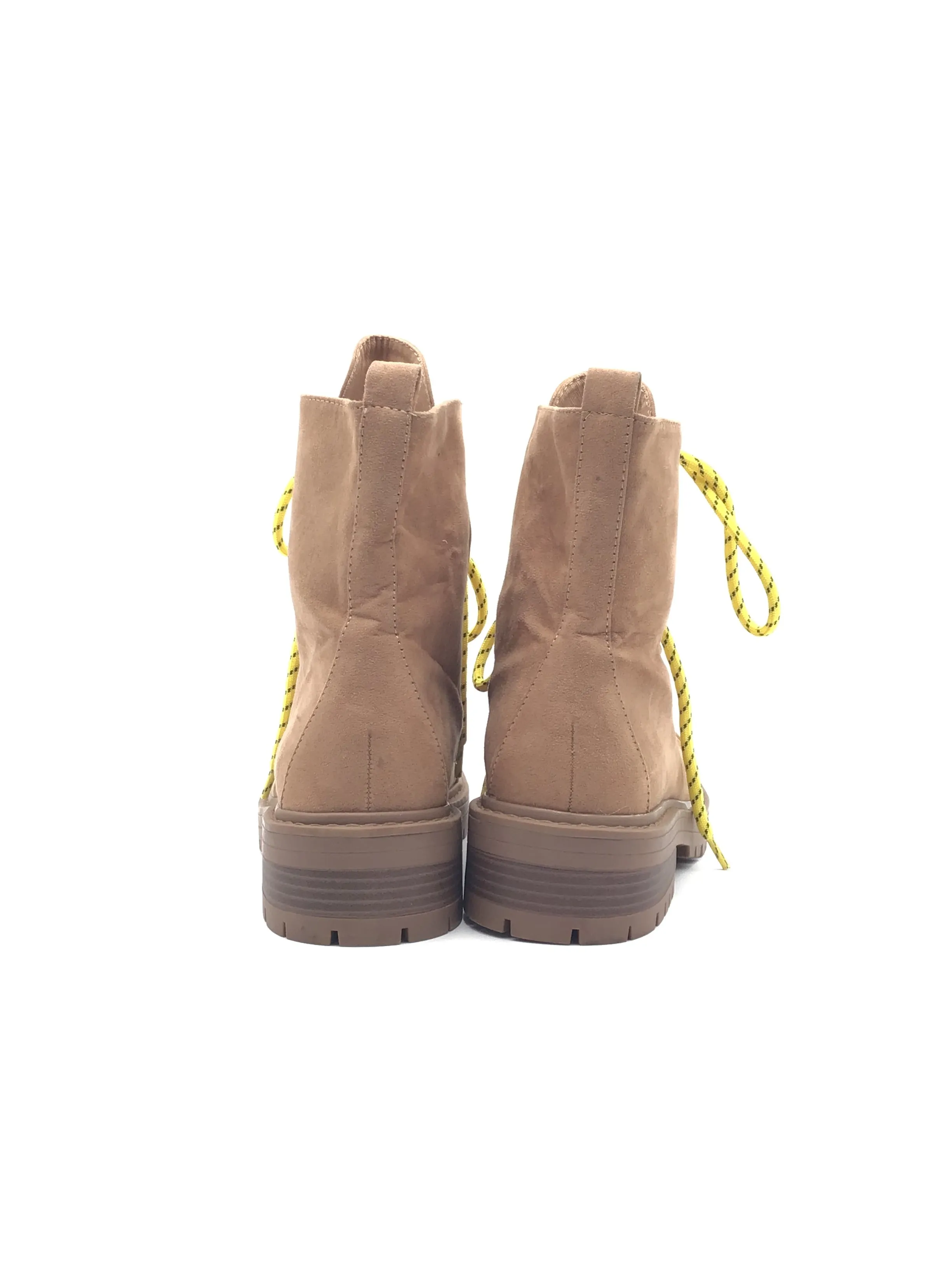 Boots Combat By Clothes Mentor In Tan, Size: 8