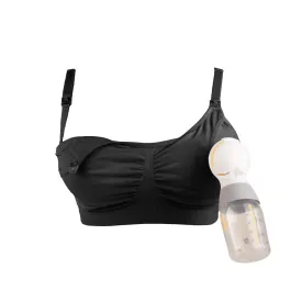 Bravado Designs 2 in 1 Pumping and Nursing Bra - Black