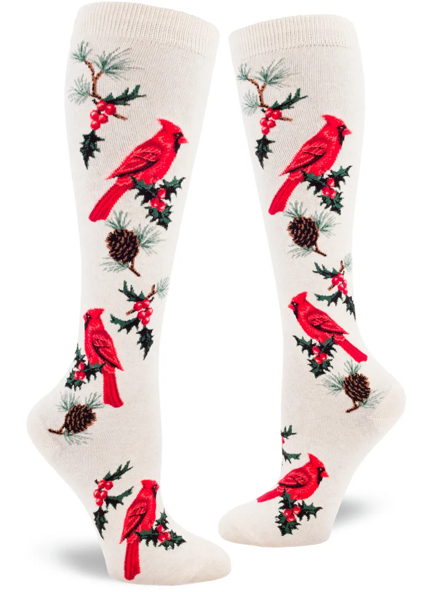 Cardinal Knee Socks