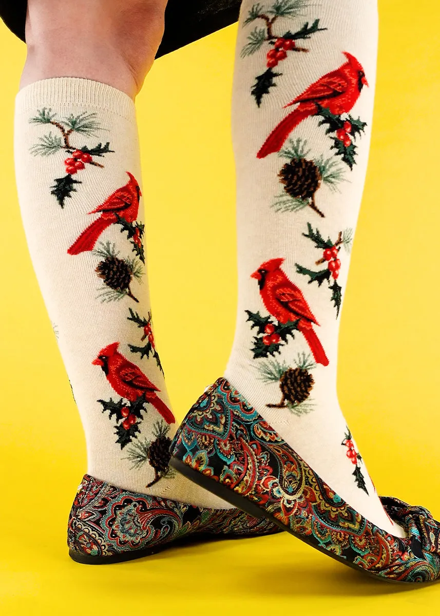 Cardinal Knee Socks