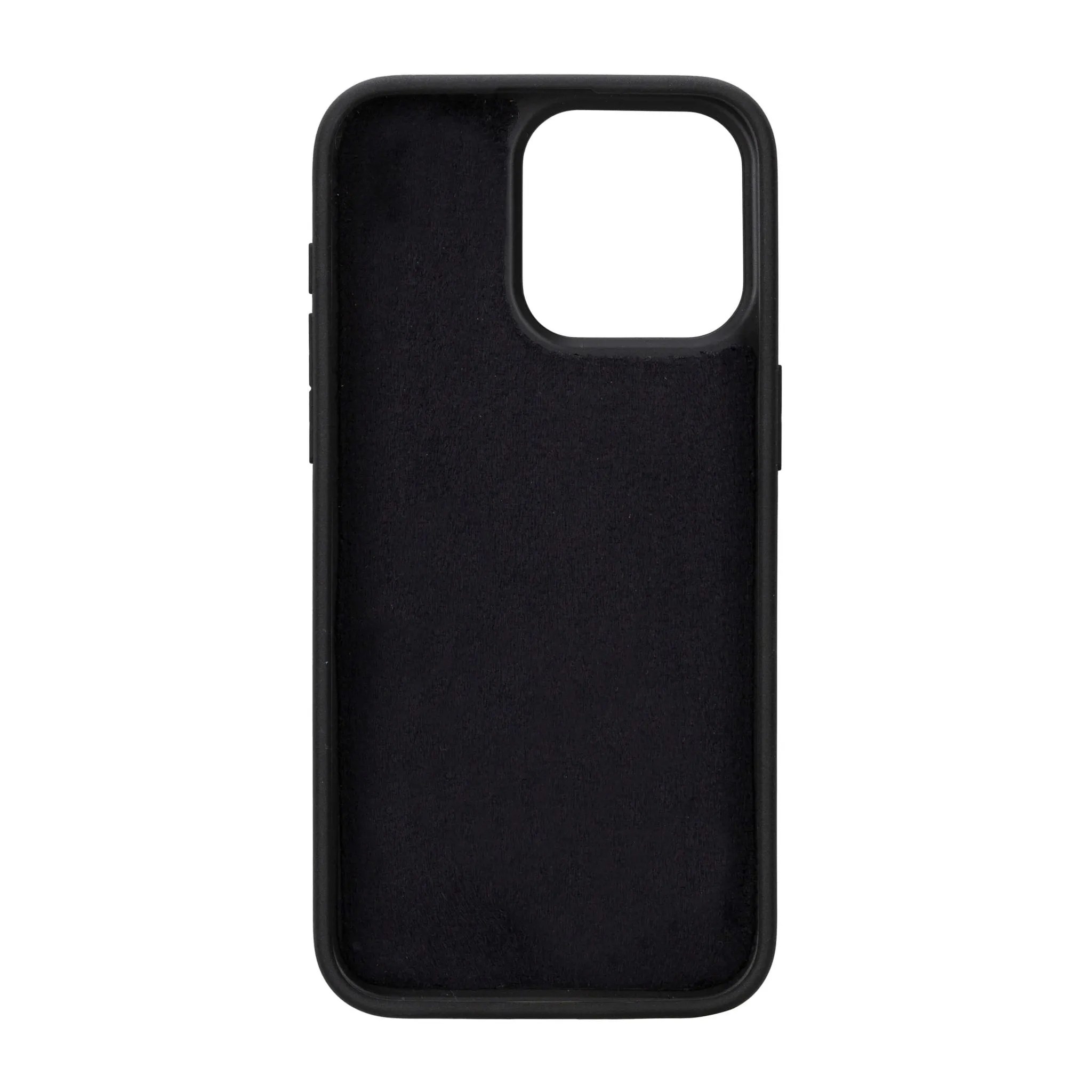 Carter iPhone 16 Pro Max Wallet Case, Pebble Black