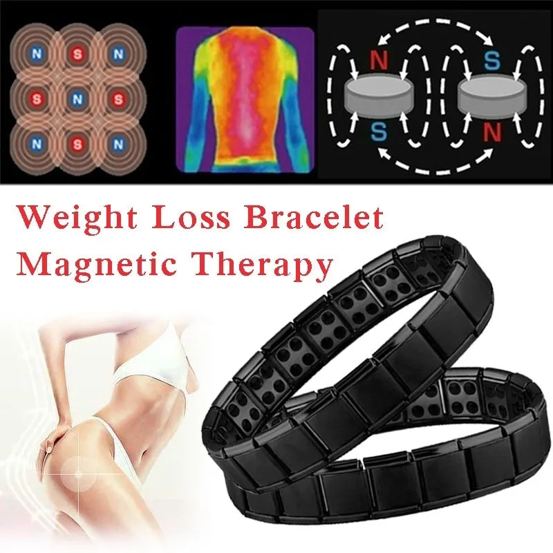 Creative Titanium Steel Bangle No Magnetic Man Charm.