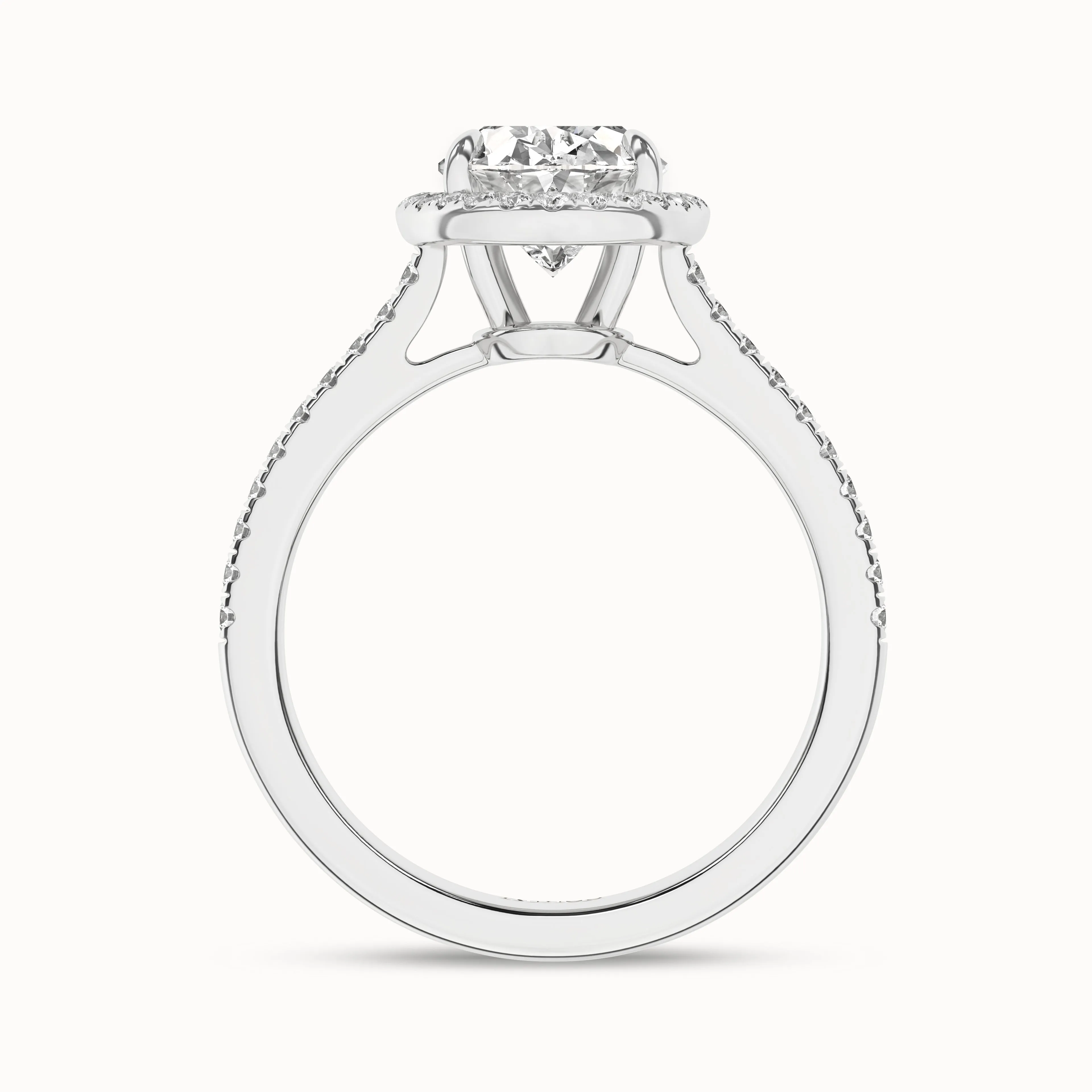 Ellipse Signature Halo Ring