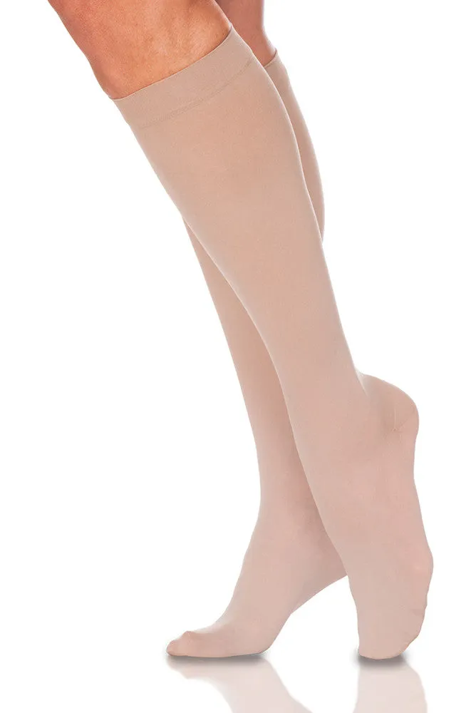 EverSheer | Calf High Compression Stockings | Closed Toe | 20-30 mmHg