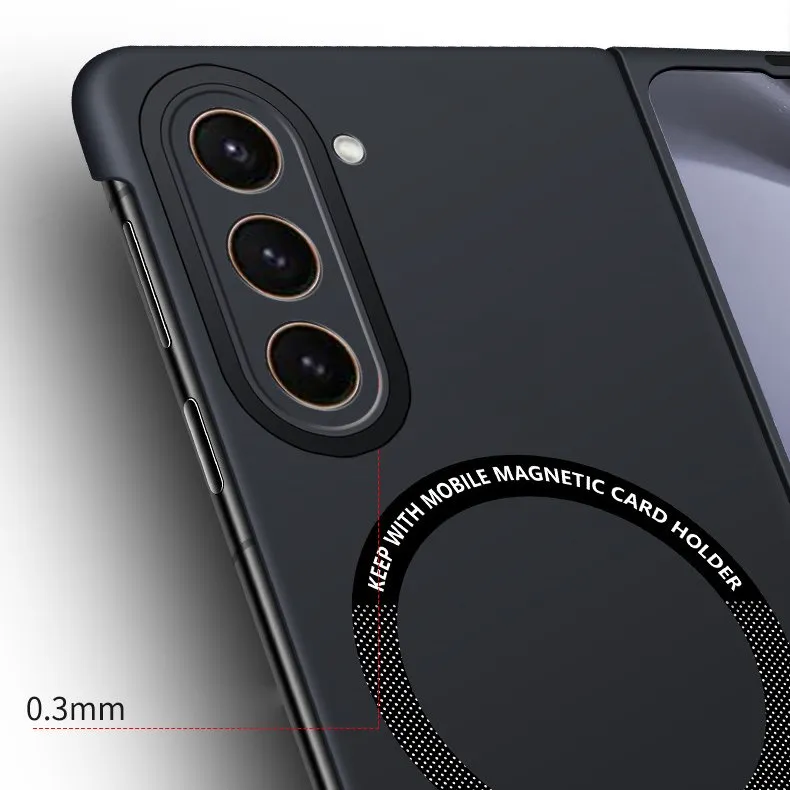 Galaxy Z Fold6 Smooth Borderless Magnetic Grip Case