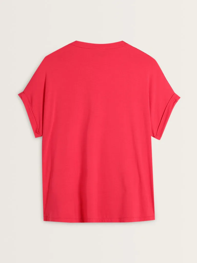 Gia Magenta Solid Top