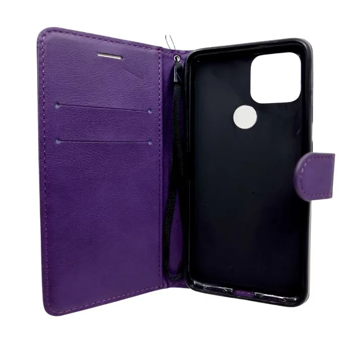 Google Pixel 5 Wallet Case - Purple