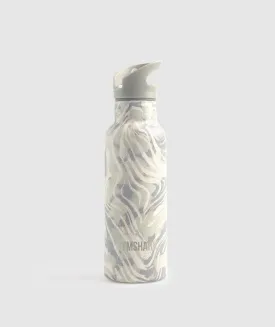 Gymshark 500ml Straw Flask - Pebble Grey