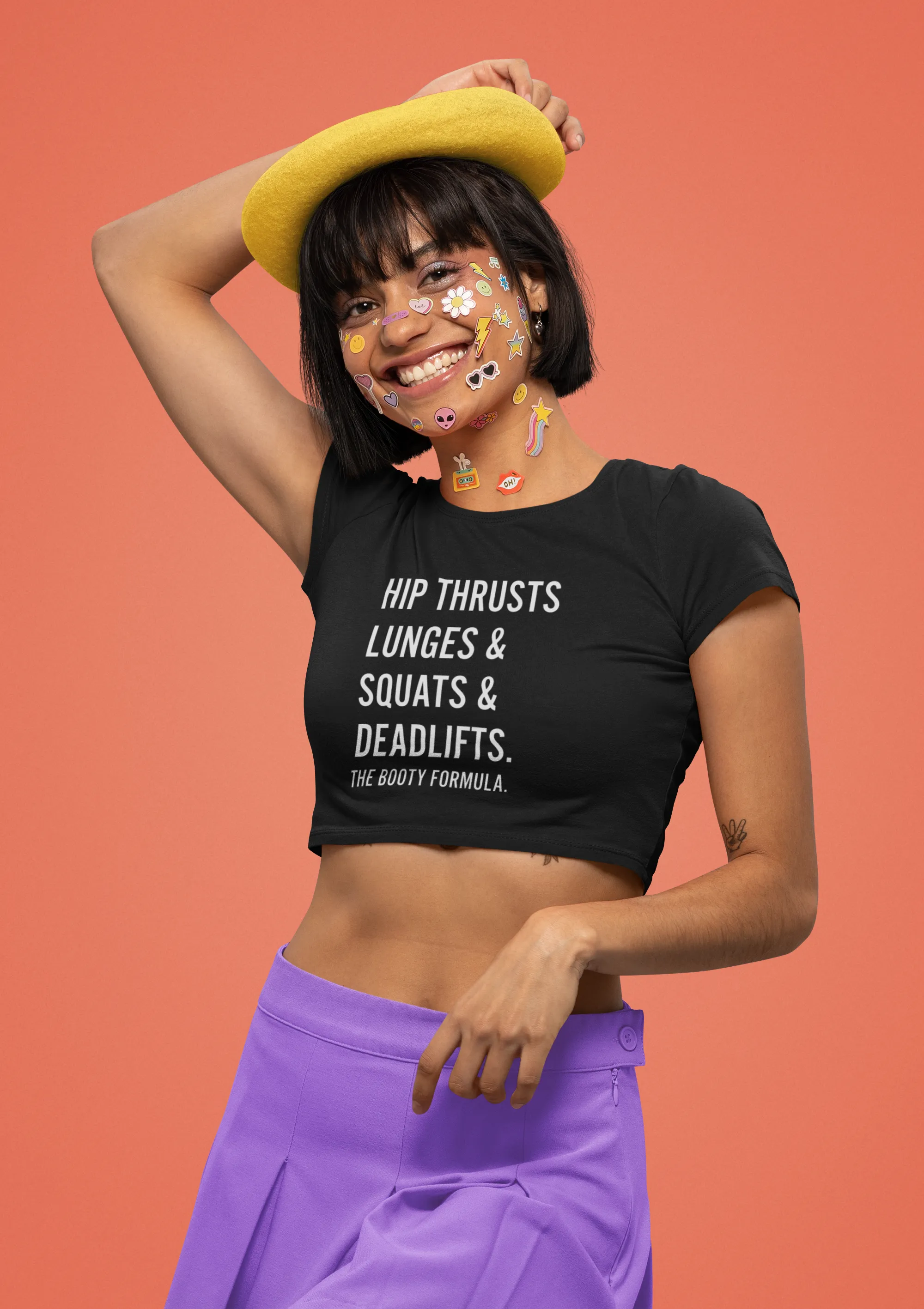 HIP THRUST & LUNGES BOOTY FORMULA Crop Top