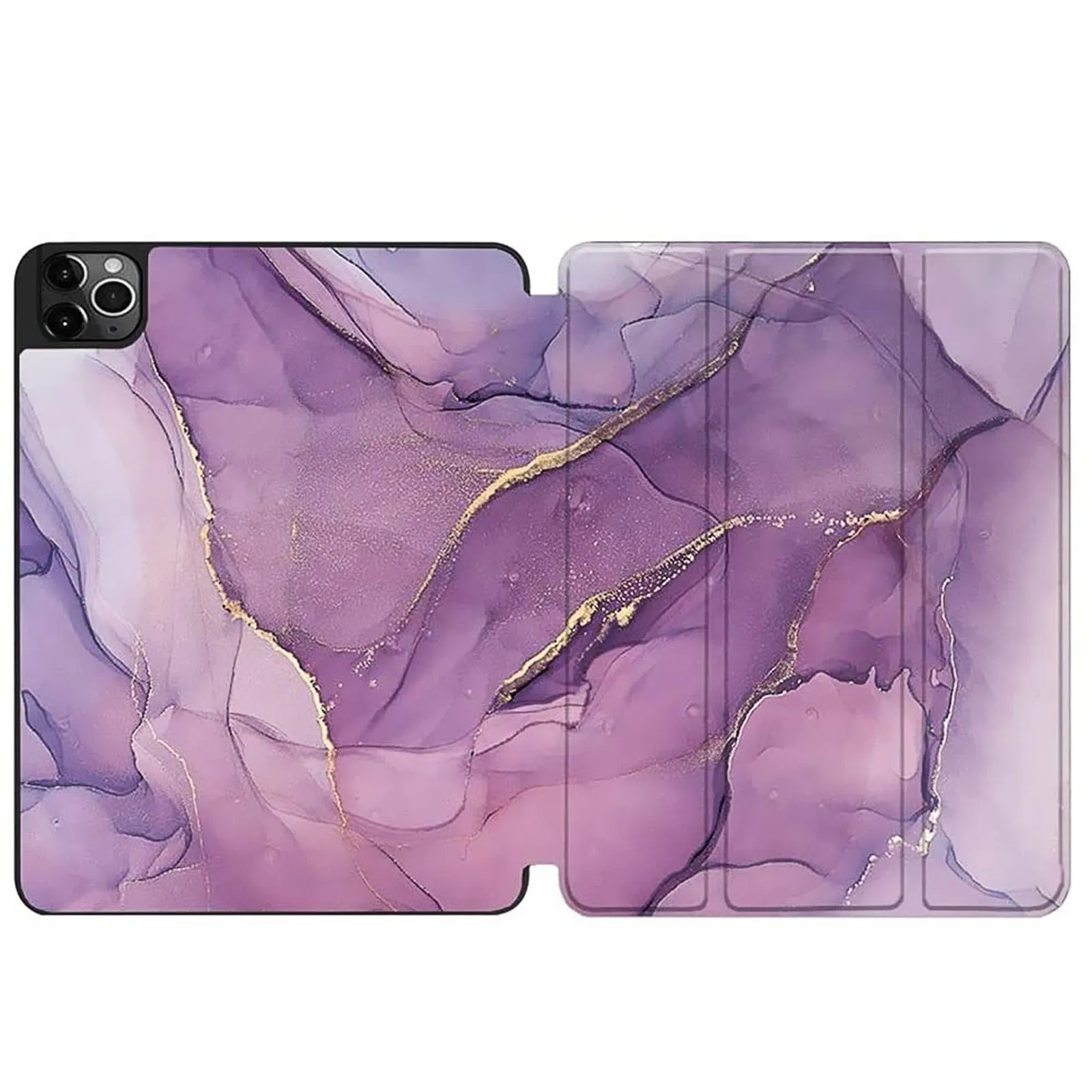 Inspire Series Tri-Fold Folio Marble Design Case - iPad Pro 11"