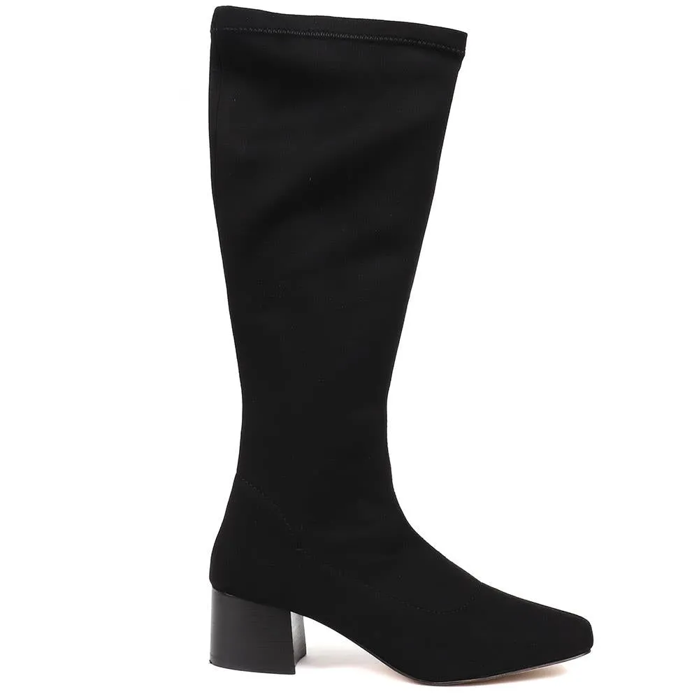 Knee High Leather Boots - LOUELLA / 324 246