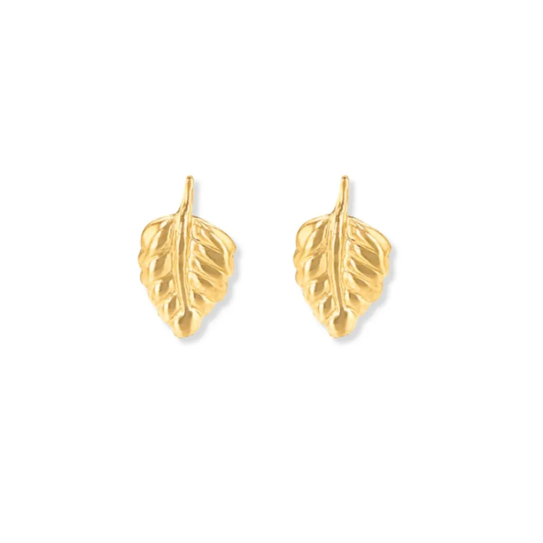 Little Leaf Stud Earrings