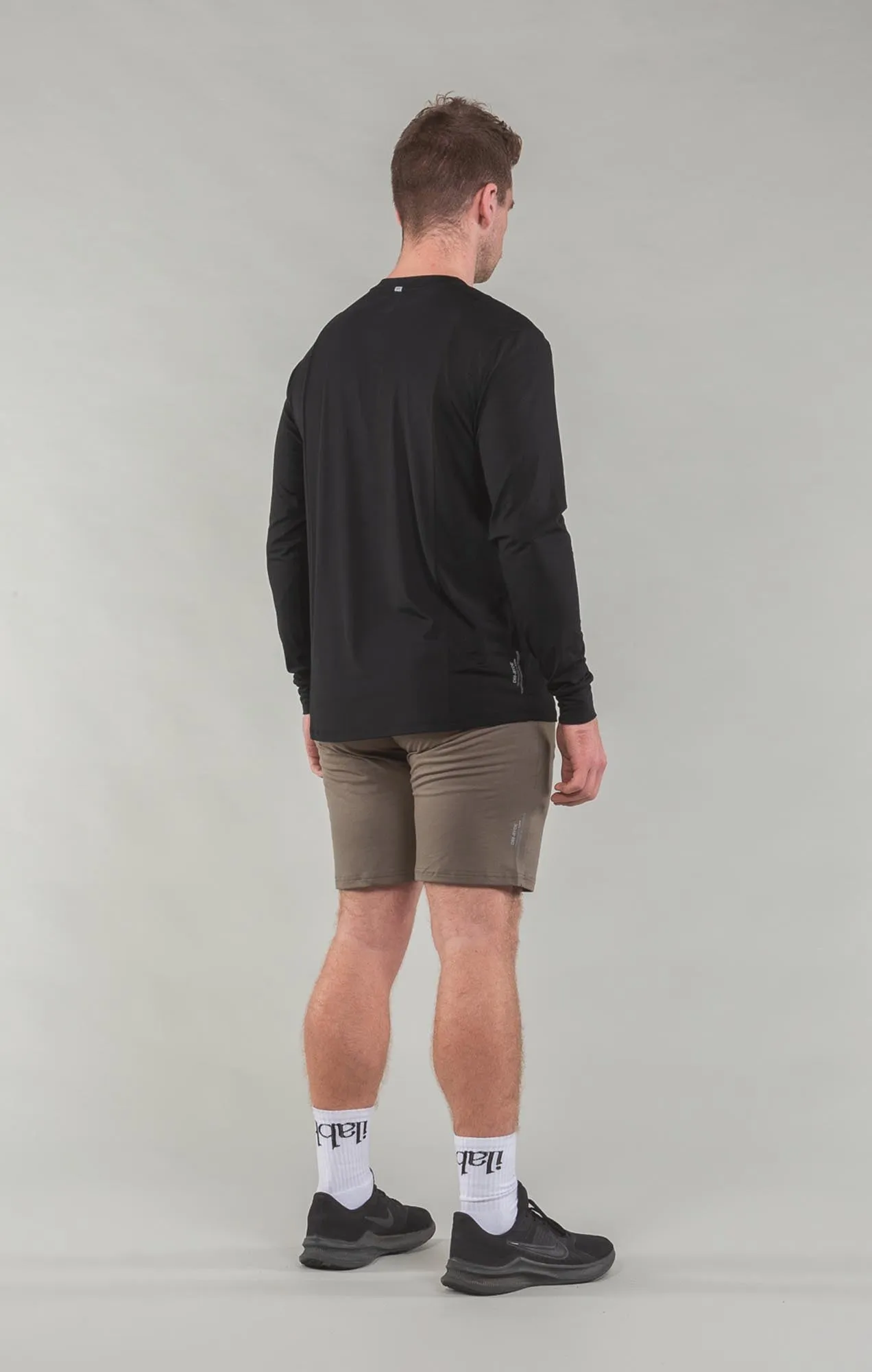 Lomond Long Sleeve Tee - Black - Men's