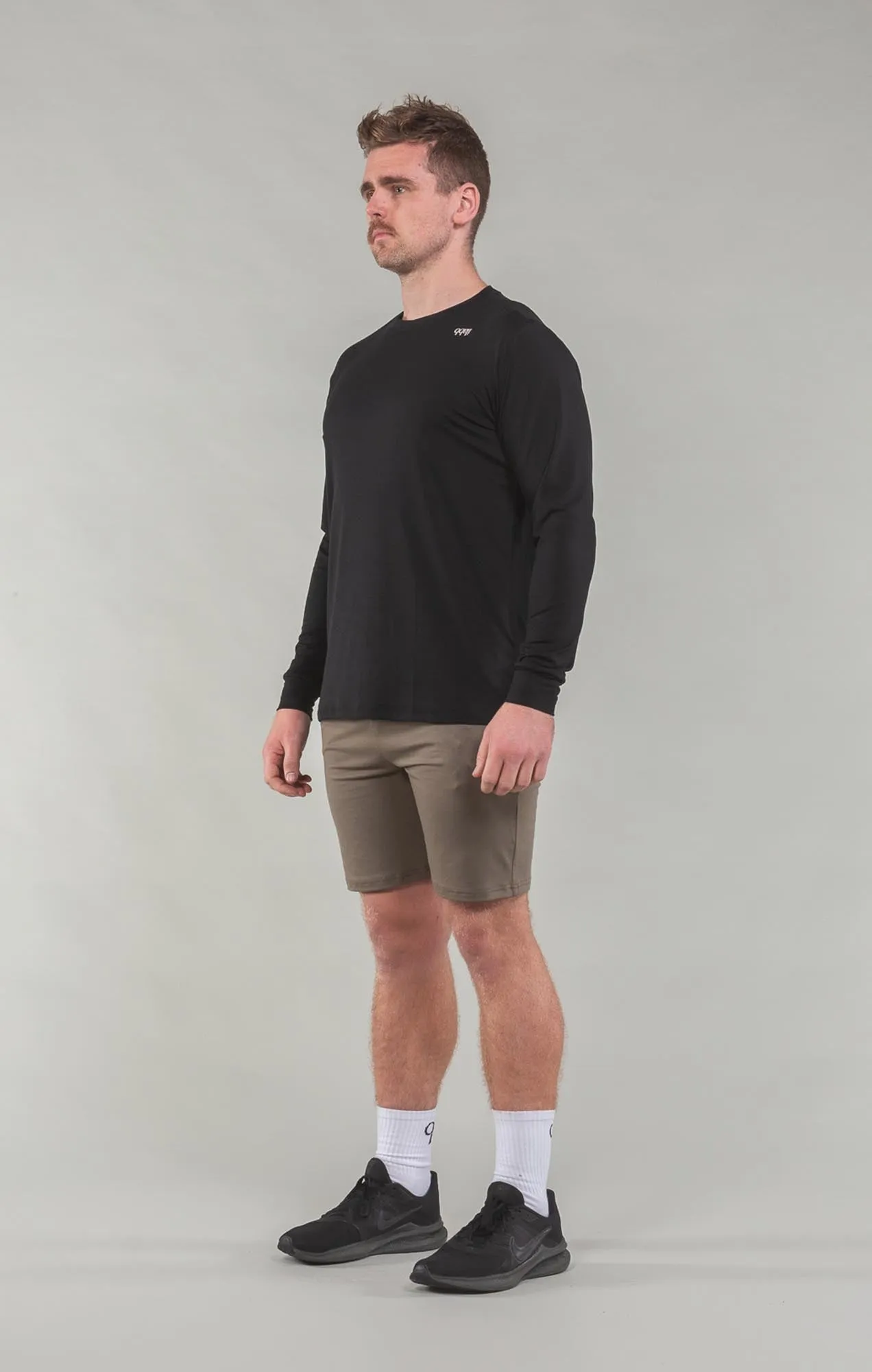 Lomond Long Sleeve Tee - Black - Men's