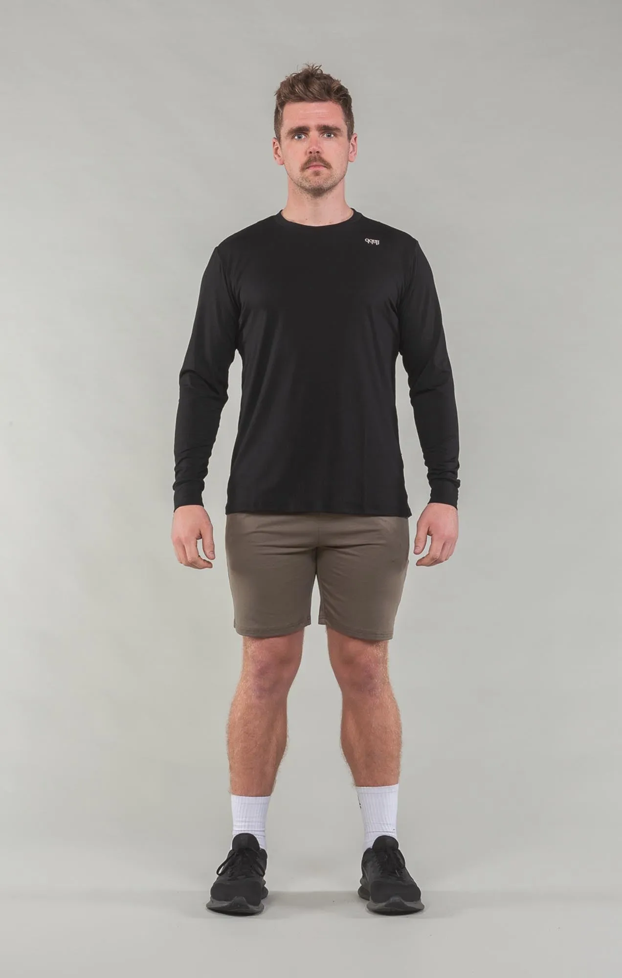 Lomond Long Sleeve Tee - Black - Men's