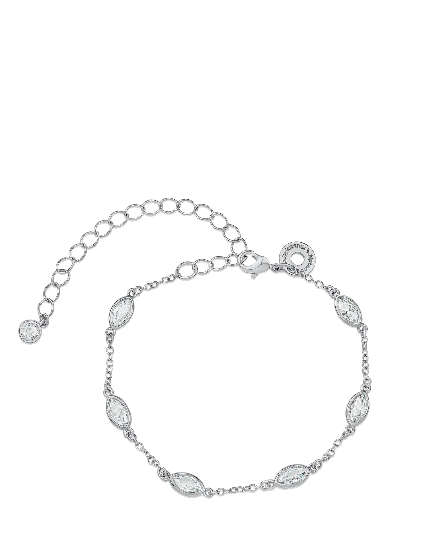 Marquise CZ Station Bracelet