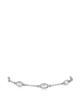 Marquise CZ Station Bracelet