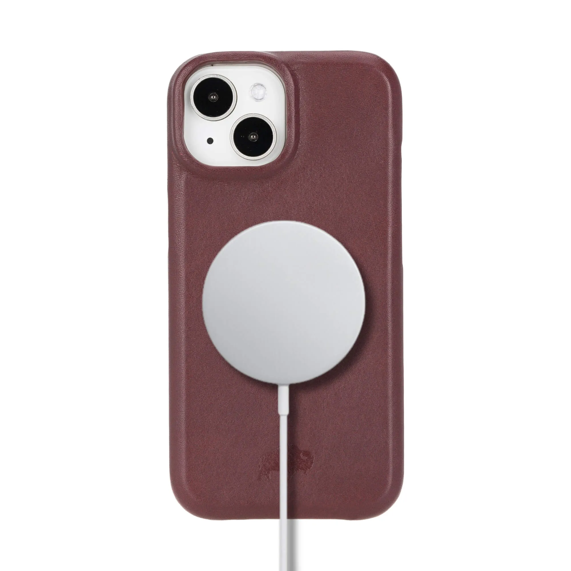 Mason iPhone 15 Case, Soft Bordeaux