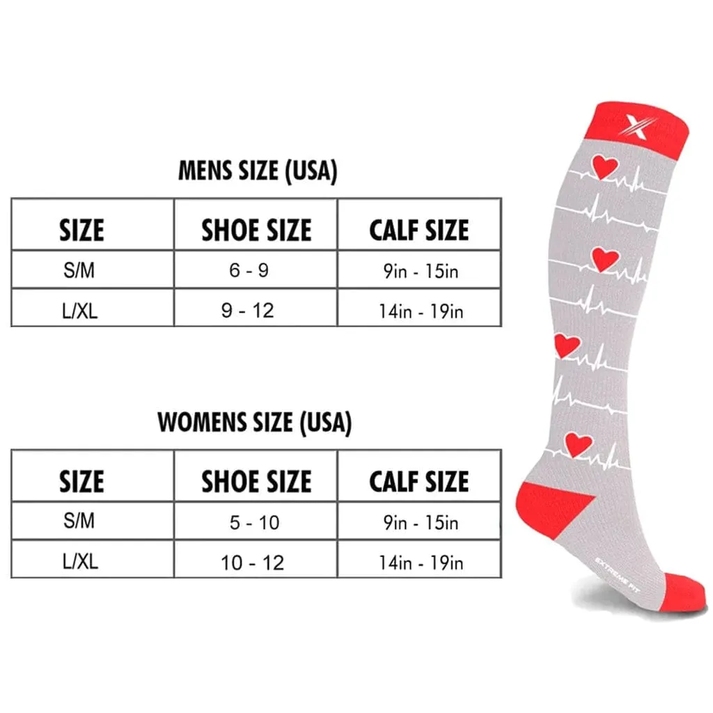 Medical Prints Compression Socks (6-Pairs)