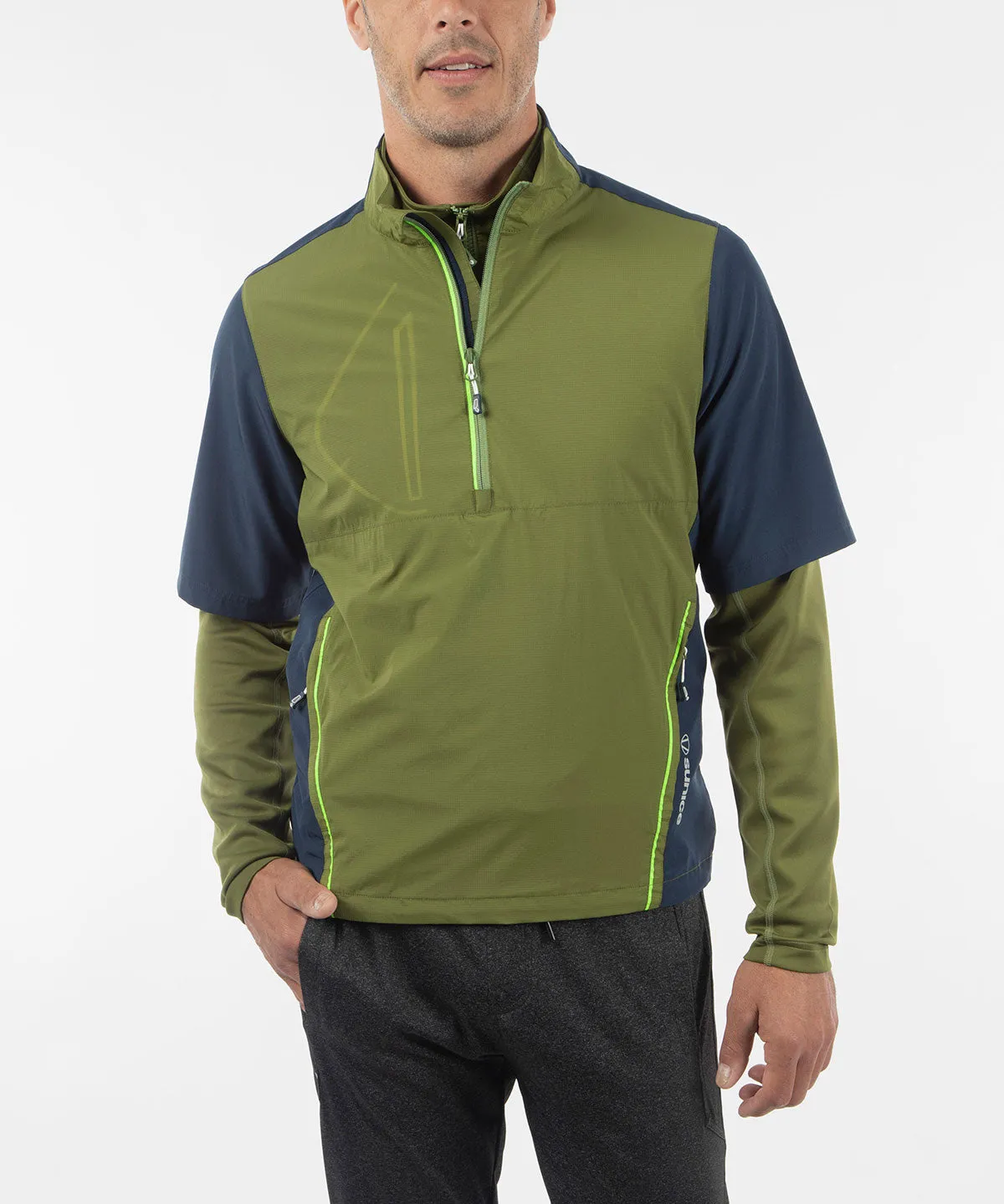 Men's George Short-Sleeve Wind Pullover