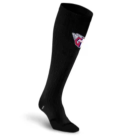 MLB Black Compression Socks, Cleveland Guardians