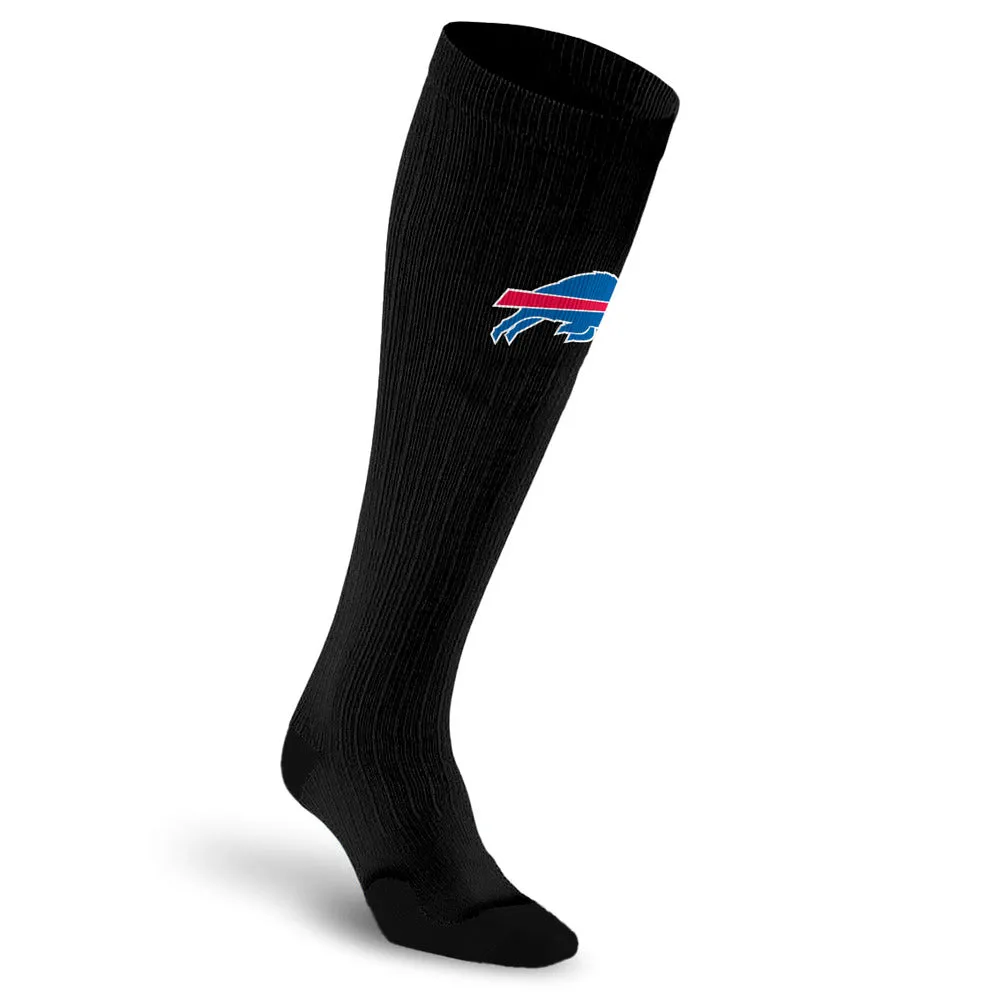 NFL Black Compression Socks, Buffalo Bills