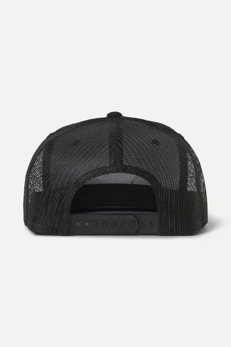 Oath MP Trucker Hat- Black/Black- Brixton