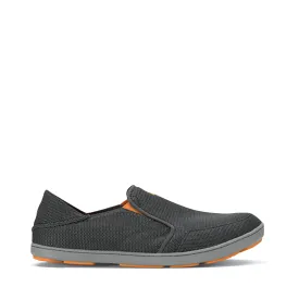 OluKai Men's Nohea Mesh Slip On in Dark Shadow