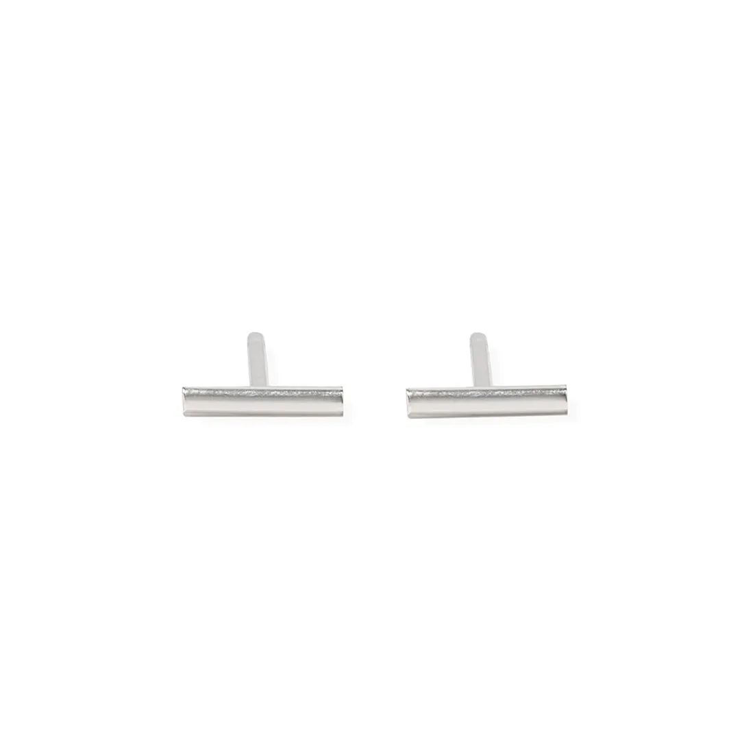 Short Bar Earring Studs