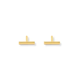 Short Bar Earring Studs